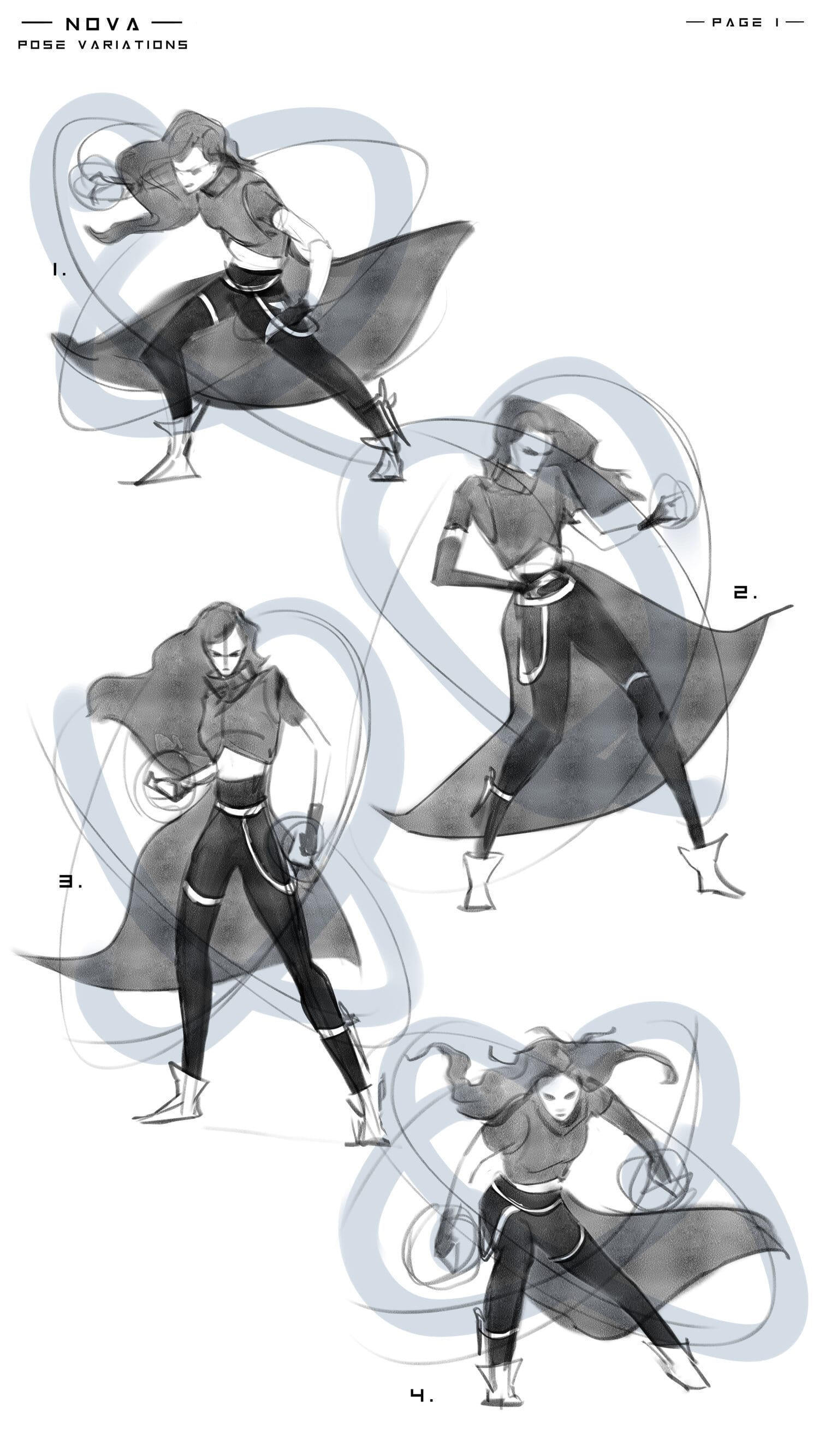 sketches of poses